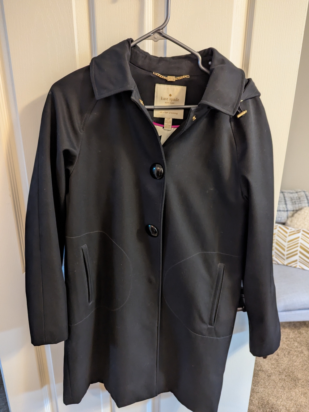 kate spade Black Women's Single-Breasted Coat